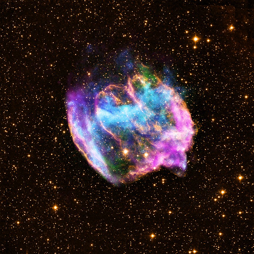 csa_asc's tweet photo. Gravitational waves are invisible (yet incredibly fast) ripples in space. The most powerful are created when objects move at very high speeds, like when a star explodes (supernova).

📷 Supernova Remnant W49B. X-ray: NASA/CXC/MIT/L.Lopez https://t.co/lOzTsftjCz