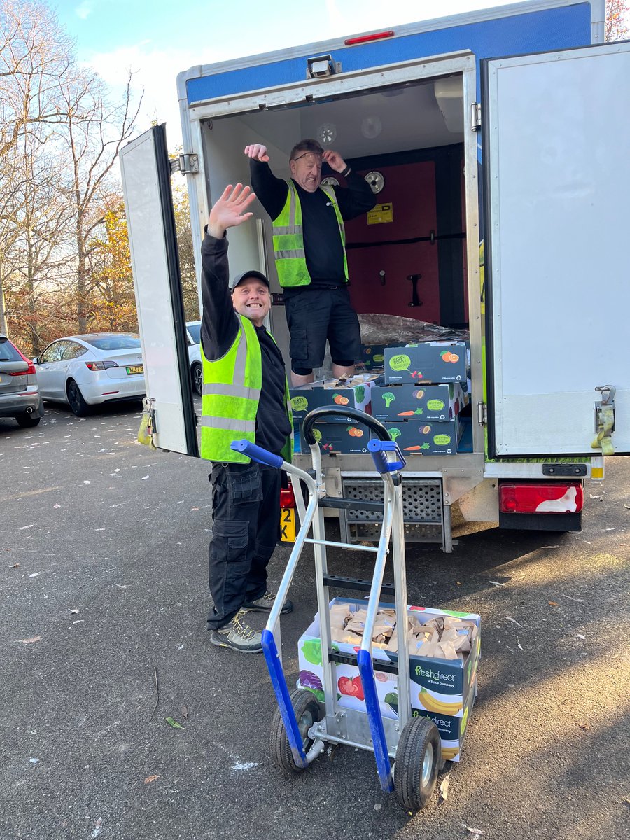 Big thank you to Jamie &amp; Ronnie <a href="/Brakes_Food/">Brakes UK</a> Newark who have just delivered the Christmas goodie bags to Highfield Adventure Playground Leicester <a href="/Sysco/">Sysco</a> <a href="/Feeding_Britain/">Feeding Britain</a>