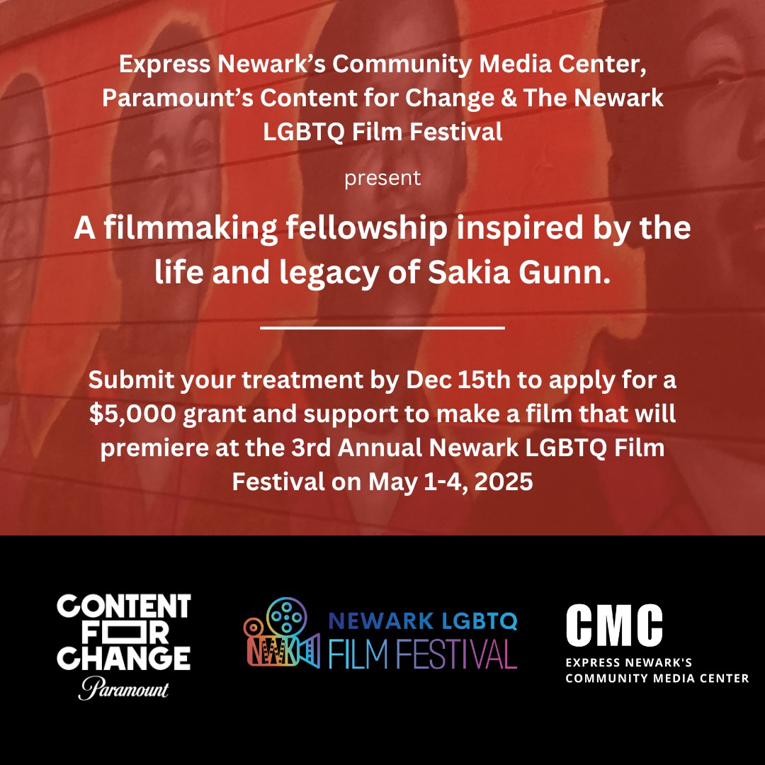 Express Newark Fellowship curated by my cousin Yucef Mayes on the short life and legacy of Sakia Gunn😓  The winning film receives $5K award. Keep doing good works Yusef.