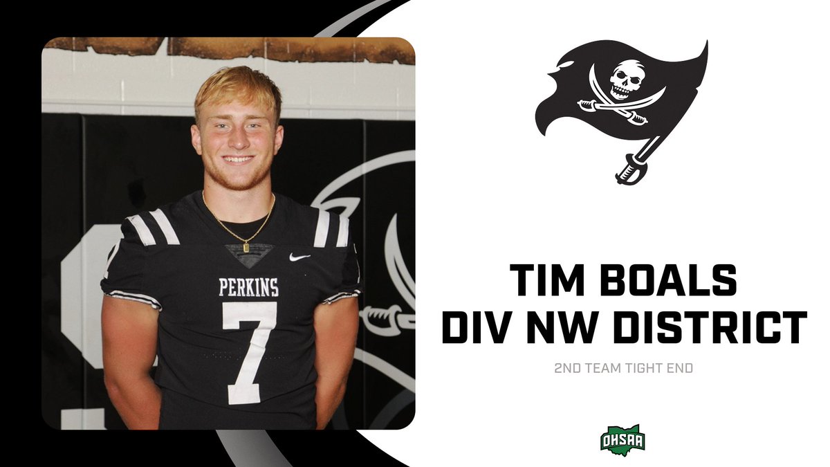Congrats to Tim Boals on earning DIV NW District 2nd Team Tight End!

Go Pirates!

<a href="/FootballPerkins/">Perkins Pirates Football</a> <a href="/PerkinsHigh/">Perkins High School</a>
