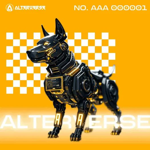 Meet Atom, the newest addition to the Alterverse team!  

Your guide through the ecosystem, delivering Alterverse IDs and $AVC to those he deems worthy.  

Prove yourself, and let Atom lead the way! 🐶