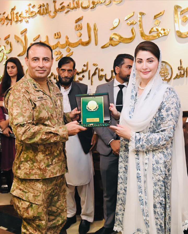 وزیراعلیٰ پنجاب مریم نواز شریف سے نیشنل ڈیفنس یونیورسٹی کے 26 ویں نیشنل سیکیورٹی ورک شاپ کے شرکا کی ملاقات