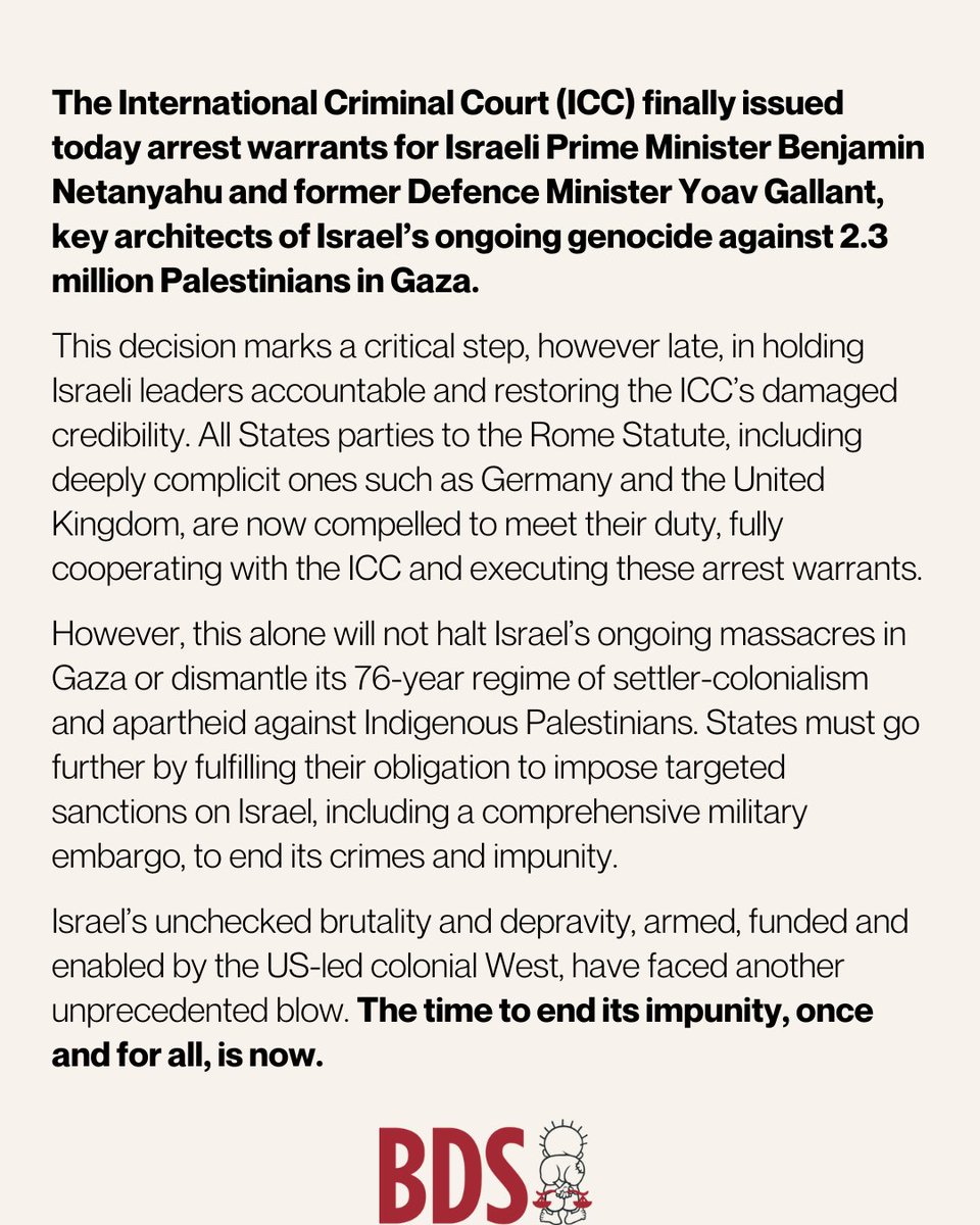 BDS movement (@bdsmovement) on Twitter photo 
