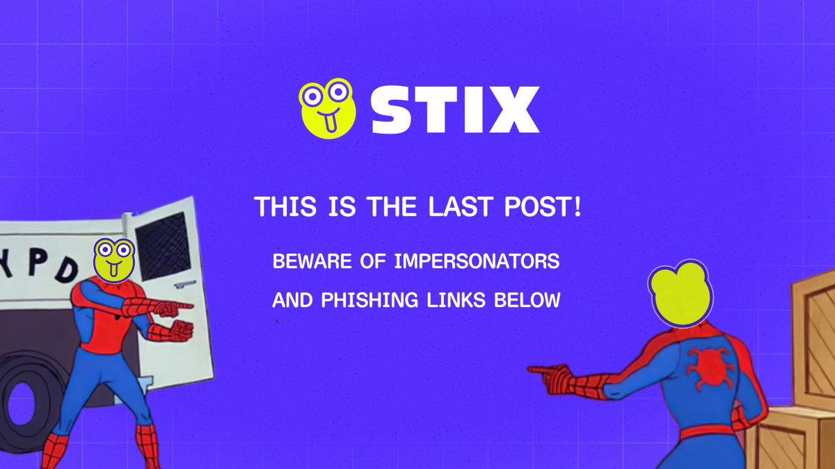 STIXprotocol's tweet photo. You have under a week to game the system.  

Get in the trenches: https://t.co/SfUlNny3RL
Join the cabal: https://t.co/CsPIDDYm4V 
Full Details: https://t.co/nlj8RsdXsk