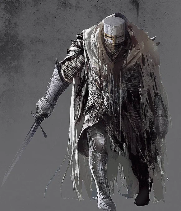 Concept art | Dark Souls II - Heide Knight 