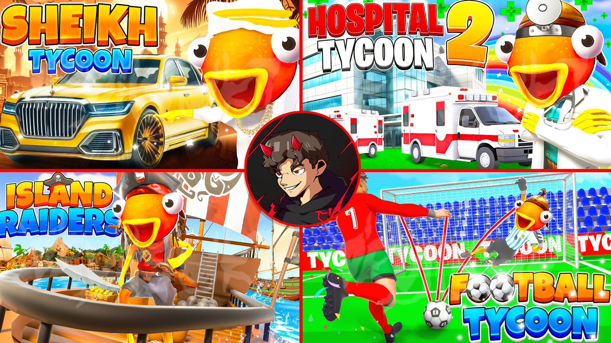 Fornite Tycoon Map Thumbnails
DM TO GET YOURS!
❤️+♻️
#Fortnite #FortniteArt #UEFN