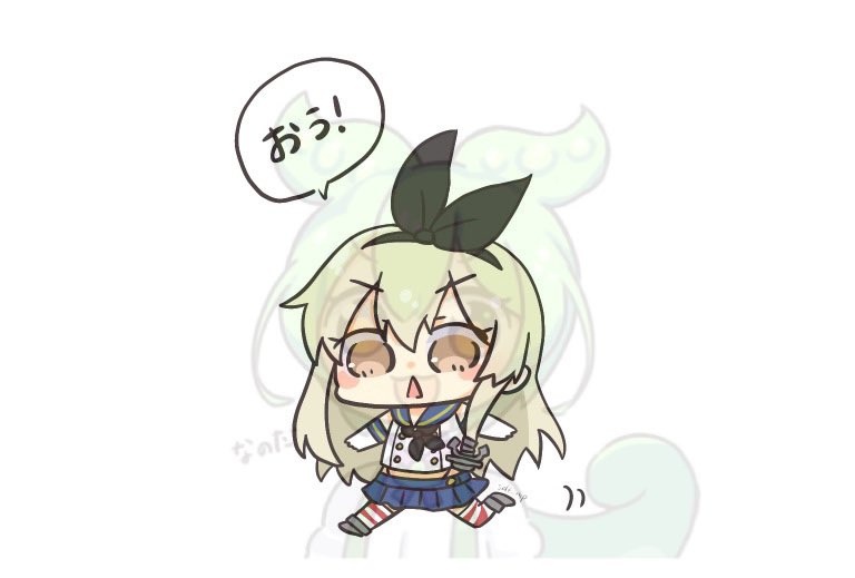 島風(艦隊これくしょん) 「」|花梨(かりん)。@仕事と原稿中のイラスト