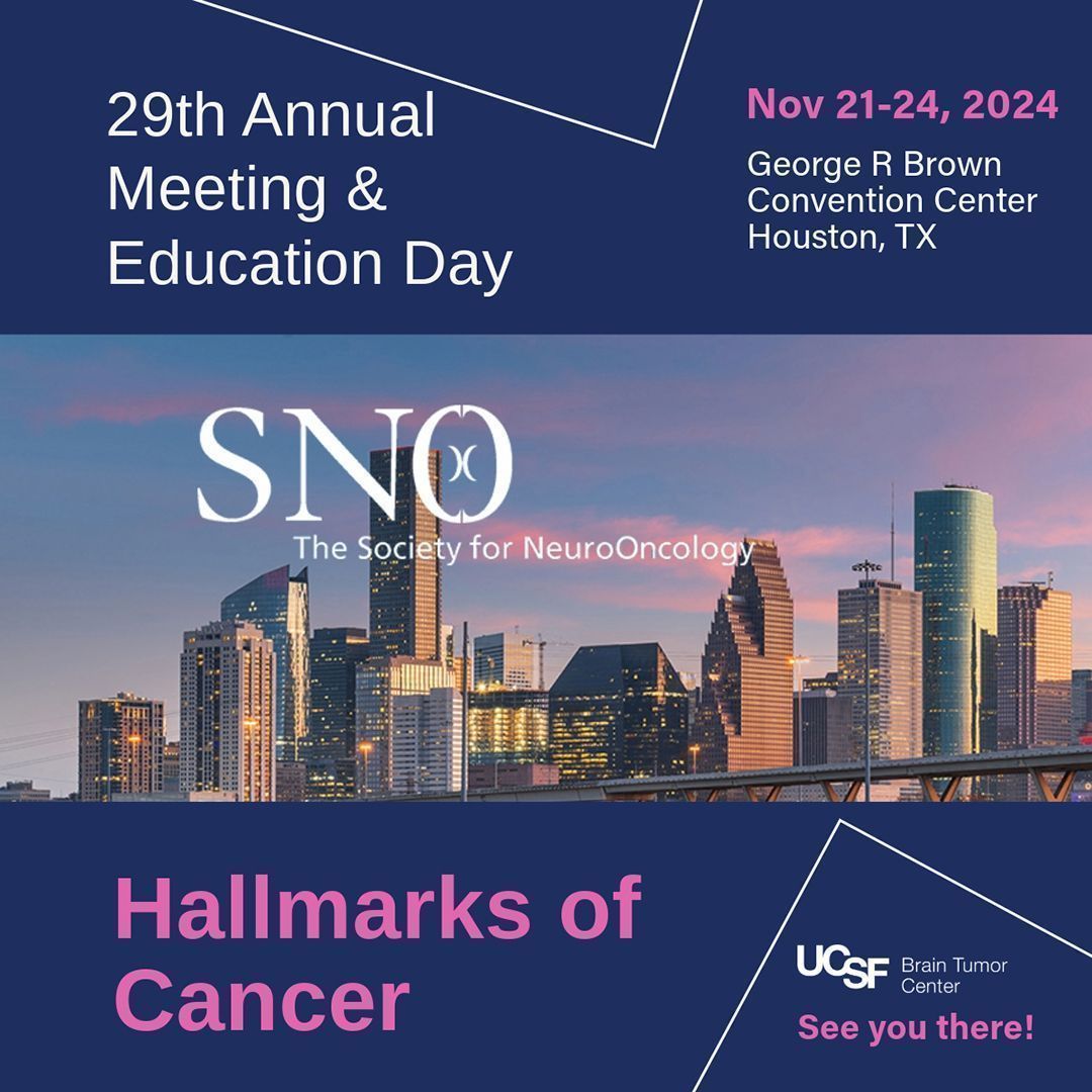 UCSF Neurosurgery (@neurosurgucsf) on Twitter photo We're looking forward to connecting with our colleagues at #SNO2024! Check out the list of presentations from our team of researchers: buff.ly/3ZhTeuk
<a href="/UCSFCancer/">UCSF Helen Diller Family Comprehensive Cancer Ctr</a> <a href="/HerveyJumper/">Shawn Hervey-Jumper</a> <a href="/LabRaleigh/">RaleighLab</a> <a href="/ManishKAghi/">Manish Aghi, MD PhD</a> <a href="/jakeyoung11/">Jake Young, MD</a> <a href="/josephcostell14/">Joe Costello</a> <a href="/VasuLabUCSF/">Vasudevan Lab</a> <a href="/Dr_PViswanath/">Pavithra Viswanath</a> <a href="/bnamdphd/">Brian Na, MD PhD</a> We're looking forward to connecting with our colleagues at #SNO2024! Check out the list of presentations from our team of researchers: buff.ly/3ZhTeuk
<a href="/UCSFCancer/">UCSF Helen Diller Family Comprehensive Cancer Ctr</a> <a href="/HerveyJumper/">Shawn Hervey-Jumper</a> <a href="/LabRaleigh/">RaleighLab</a> <a href="/ManishKAghi/">Manish Aghi, MD PhD</a> <a href="/jakeyoung11/">Jake Young, MD</a> <a href="/josephcostell14/">Joe Costello</a> <a href="/VasuLabUCSF/">Vasudevan Lab</a> <a href="/Dr_PViswanath/">Pavithra Viswanath</a> <a href="/bnamdphd/">Brian Na, MD PhD</a>