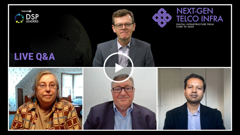 TelecomTV's tweet image. Catch up with our recent Live Q&amp;amp;A Show, broadcast on day one of The #NextGenTelcoInfra Summit ☞ Watch OD: telecomtv.com/content/next-g… @HPE_Telco @RakutenSymphony @VerizonBusiness #DSPLeaders #DigitalPlatforms #Telecom #AI