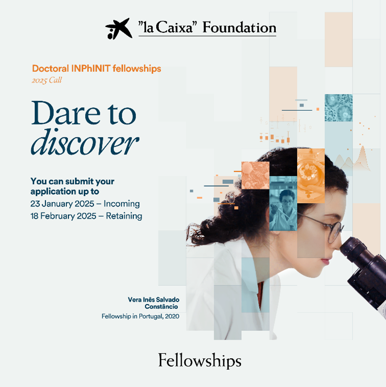 #NewsCBGP | Do you want to boost your research career? Apply with CBGP for ”la Caixa” Foundation’s programme for doctoral INPhINIT fellowships. 

ℹ️ - short.upm.es/lho2f

<a href="/BecariosFLC/">Becas Fundación "la Caixa"</a> #Fellowships #laCaixaFoundFellows
#somosUPM