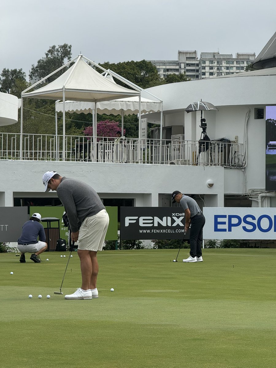 The 2024 LINK HK Open kicks off to a slightly wet yet cool start.  #hkgolfclub #LinkHKO2024 #golf #hkga