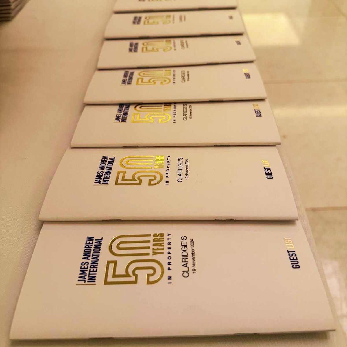 Blaze_Group's tweet photo. 50 years in Property🏠

Team Blaze are proud to have supported our client James Andrew International in their 50th year with branding deployed across the full marketing mix and full scale event support for Tuesday evening’s gala reception at @ClaridgesHotel in London.

#Branding https://t.co/6wB356kXqw