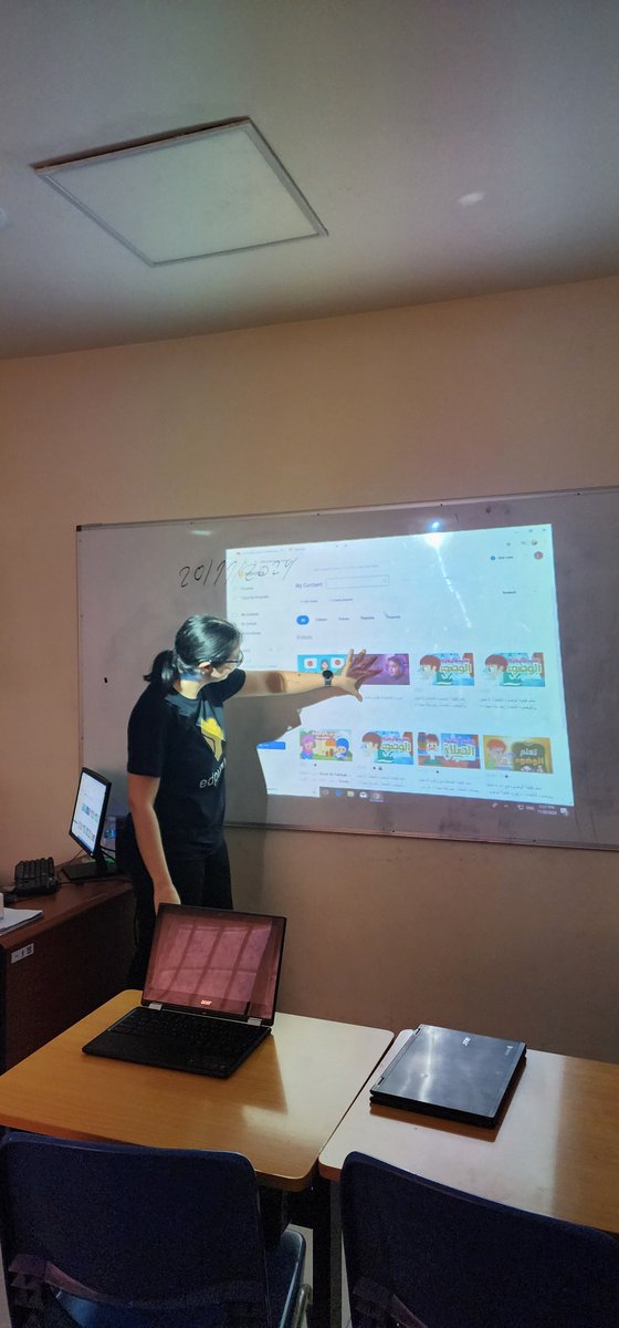 Nagham Abdel Baki - Techtastic Educator (@naghambaki) on Twitter photo Another mini session at my school on using #Edpuzzle! I love that Arabic teachers can find plenty of content there & create their own videos.
<a href="/Edpuzzle/">Edpuzzle</a> <a href="/MannyDiscoTech/">Manny Curiel (He/Him/El)โจ ๐ณ๏ธโ๐ SpringCue ๐ ISTE</a>, can we have the platform available in Arabic, too? ๐๐
#NextEdpuzzleTrainer #NextEdpuzzleAmbassador #EdTech Another mini session at my school on using #Edpuzzle! I love that Arabic teachers can find plenty of content there & create their own videos.
<a href="/Edpuzzle/">Edpuzzle</a> <a href="/MannyDiscoTech/">Manny Curiel (He/Him/El)โจ ๐ณ๏ธโ๐ SpringCue ๐ ISTE</a>, can we have the platform available in Arabic, too? ๐๐
#NextEdpuzzleTrainer #NextEdpuzzleAmbassador #EdTech