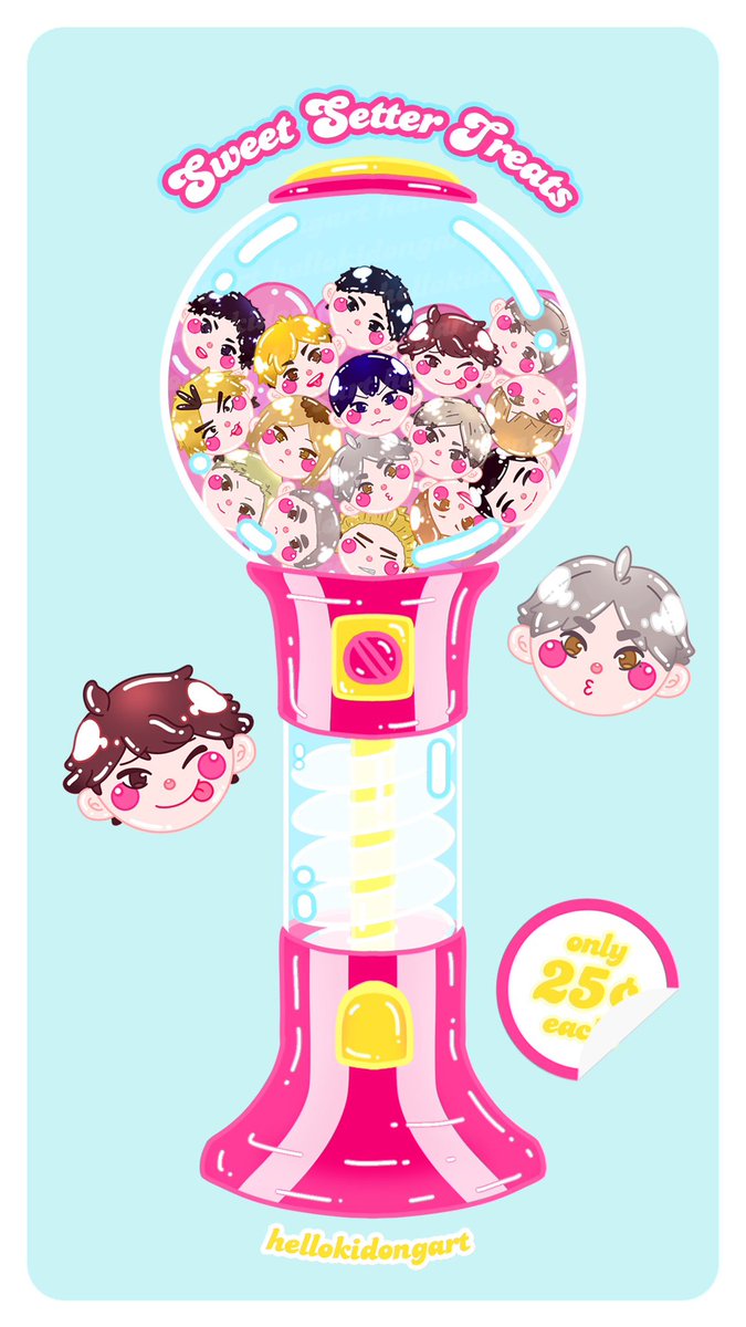 hellokidongart's tweet photo. pretty sweet treats to get you set and ready for the day 🍬
#haikyuu #prettysettersquad https://t.co/beVHdrsMQz