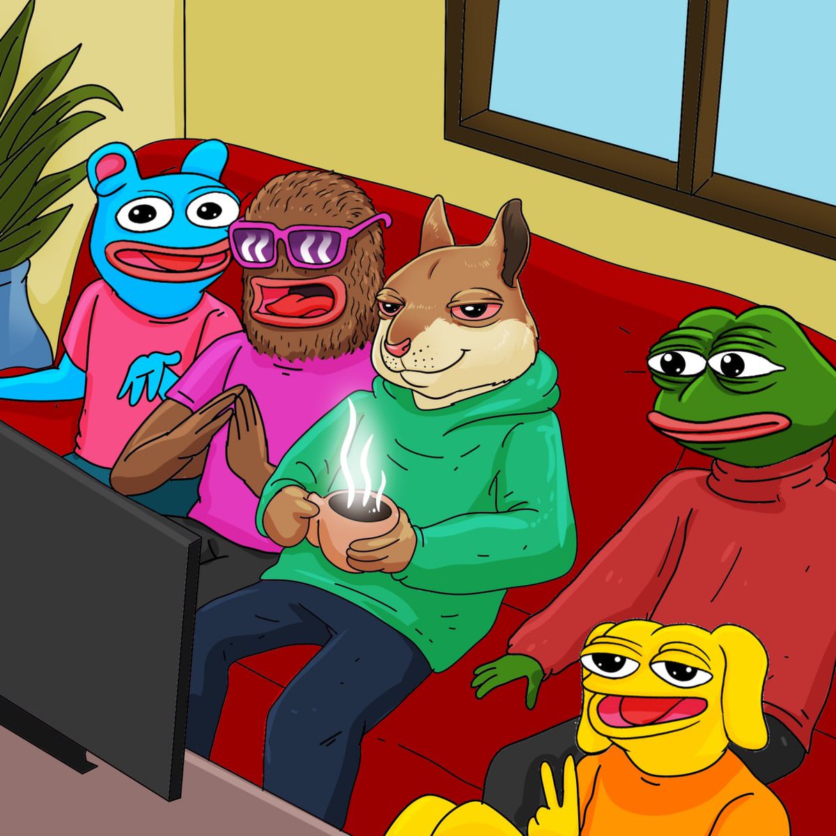 ChillPNUTcoin's tweet photo. CHILL PNUT, IS CHILLIN WITH OG BOYS CLUB! LETS MOON THIS NOW! https://t.co/ZfLqY9nlvB