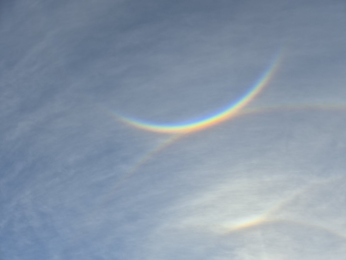 Never seen a rainbow like this before only in Gorseinon
