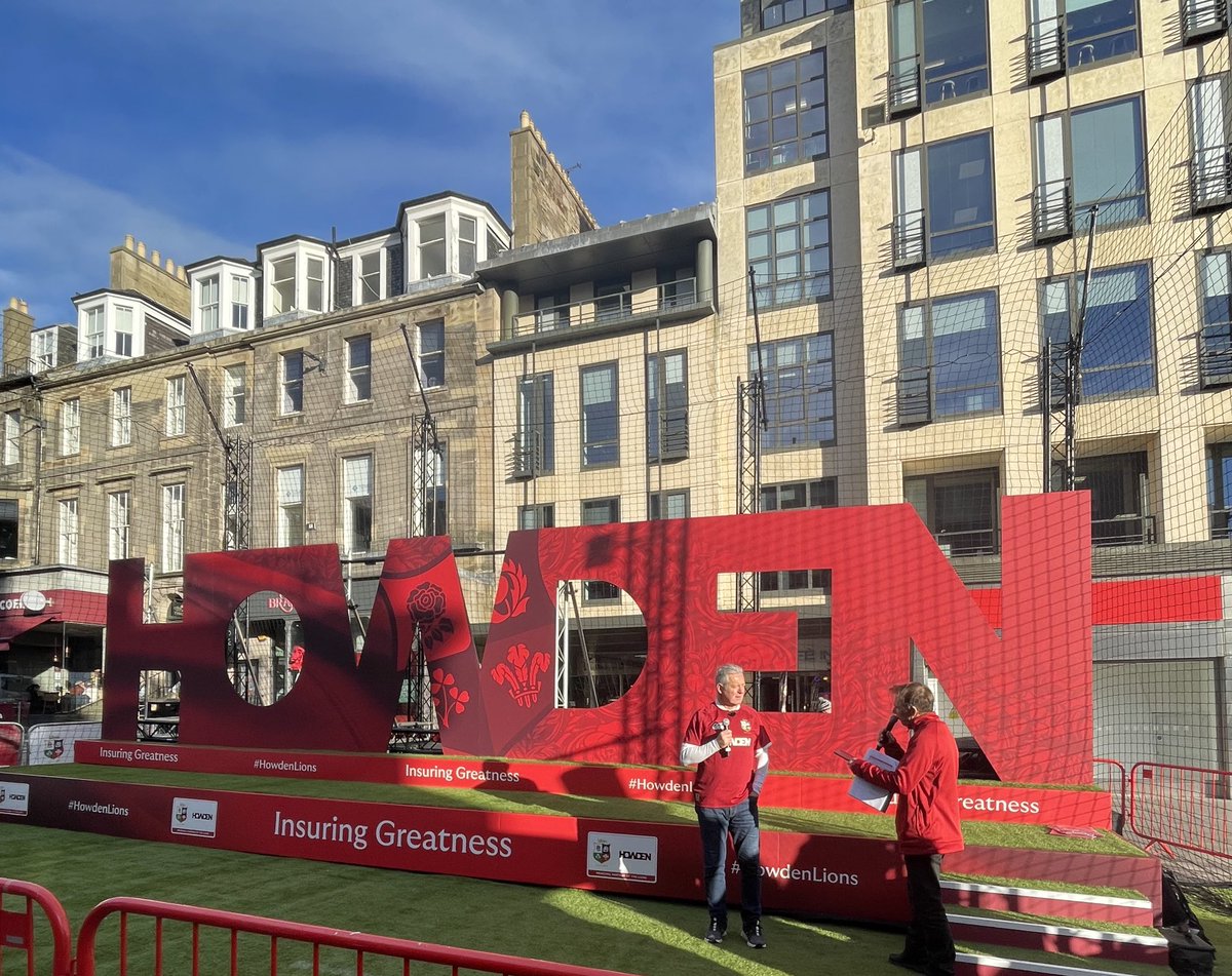 Alan Laidlaw (@acl14) on Twitter photo Great to see the <a href="/lionsofficial/">British & Irish Lions</a> team hitting the streets of Edinburgh today. Hopefully a good Scot’s contingent heading on that plane to Oz next year. Big Gavin recalling stories from 89. Great to see the <a href="/lionsofficial/">British & Irish Lions</a> team hitting the streets of Edinburgh today. Hopefully a good Scot’s contingent heading on that plane to Oz next year. Big Gavin recalling stories from 89.