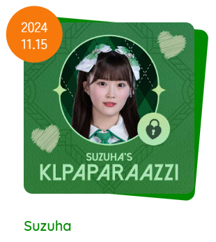 Zunchankirakira's tweet photo. 2411115 [📸] #MembershipUpdate
#KLP48 #SuzuhaKLP48

Photo gallery updated!

🔗https://t.co/XOUz6M3kCo

#KLP48 https://t.co/FeQkX2LFEY