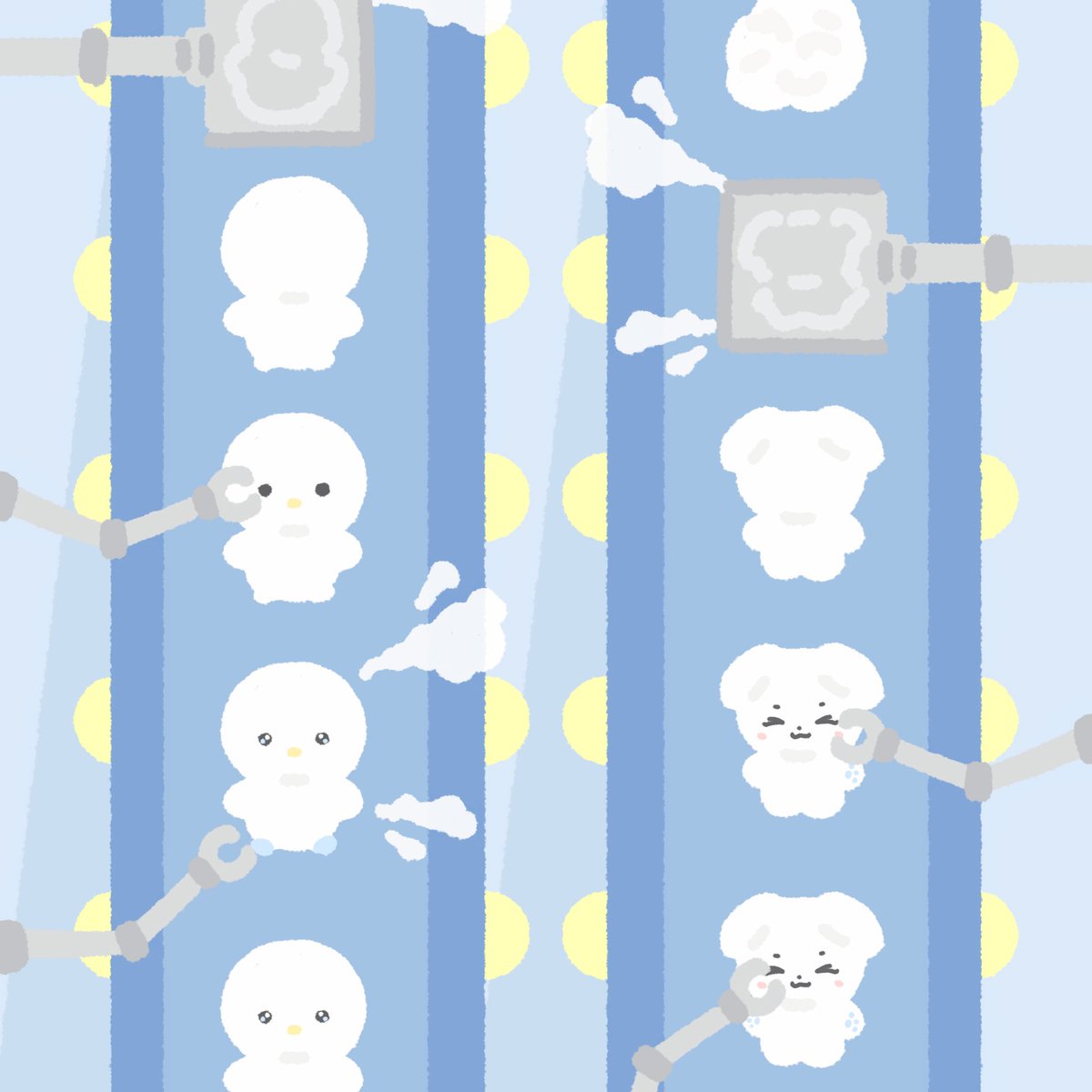 이번주 안에 슈멍이 슈오리는 생산을 위해 공장으로 보내질 예정입니다! 

생산은 약 3개월 정도 소요되며, 정확한 출고일이 정해지거나 일정에 변동이 있을 경우 다시 공지 올리겠습니다.

예상 배송일은 25년 3월 중이며, 배송지 변경 마감 공지전까지 자유롭게 윗치폼 내에서 수정 가능합니다.