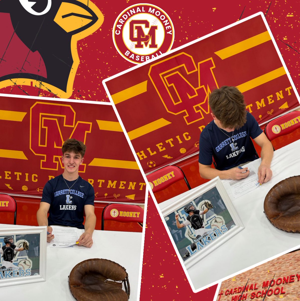 Congratulations to Trent Litman for declaring his intention to play baseball for <a href="/GarrettCollege/">Garrett College</a>! Have a great season, Trent! <a href="/CMHS_Baseball_/">CMHS Baseball</a>