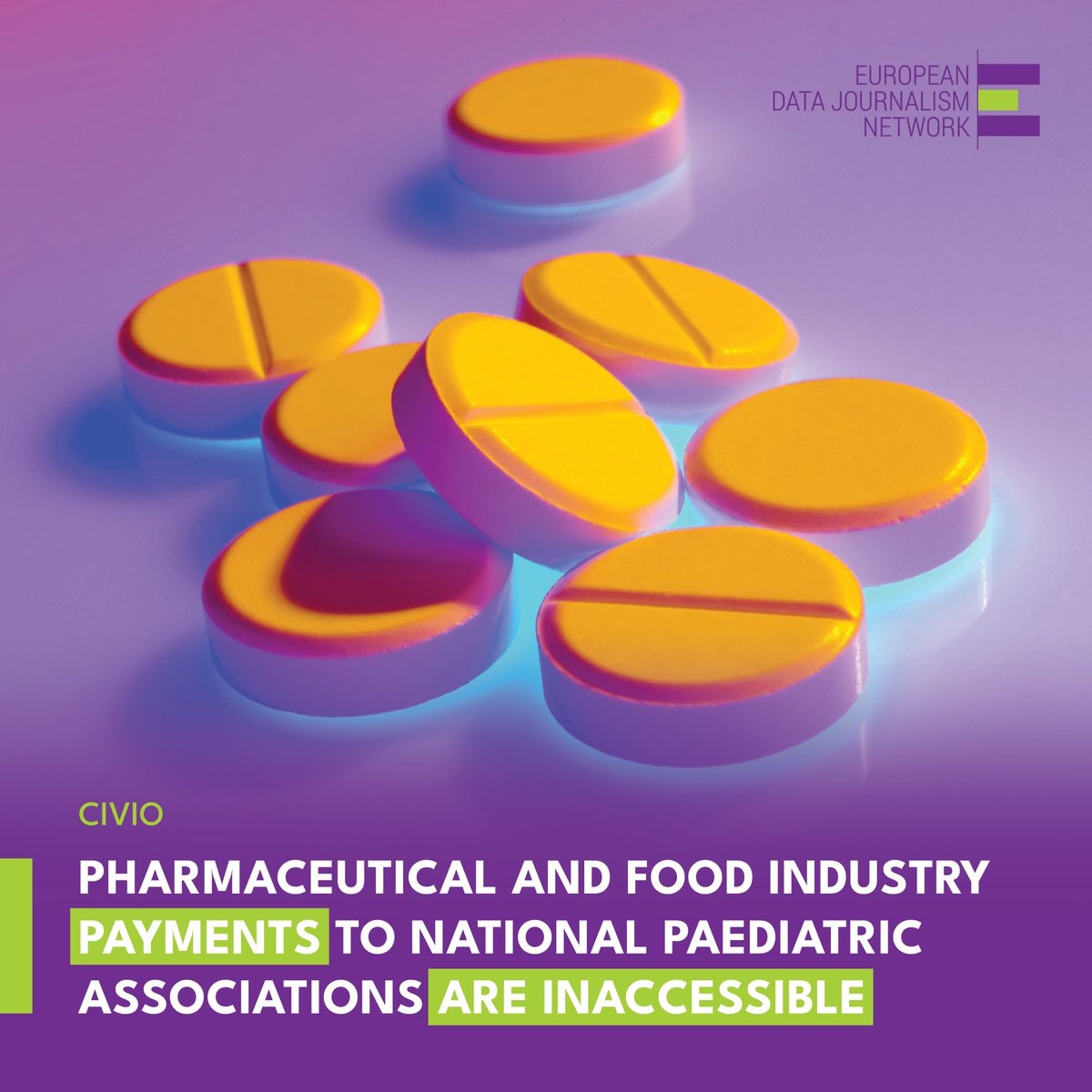 A <a href="/civio/">Civio</a> report reveals that many paediatric associations in #Europe 🇪🇺 are hiding their financial ties to private companies, raising concerns about conflicts of interest. 
Want to know more about the lack of transparency in child healthcare funding?👇europeandatajournalism.eu/cp_data_news/p…