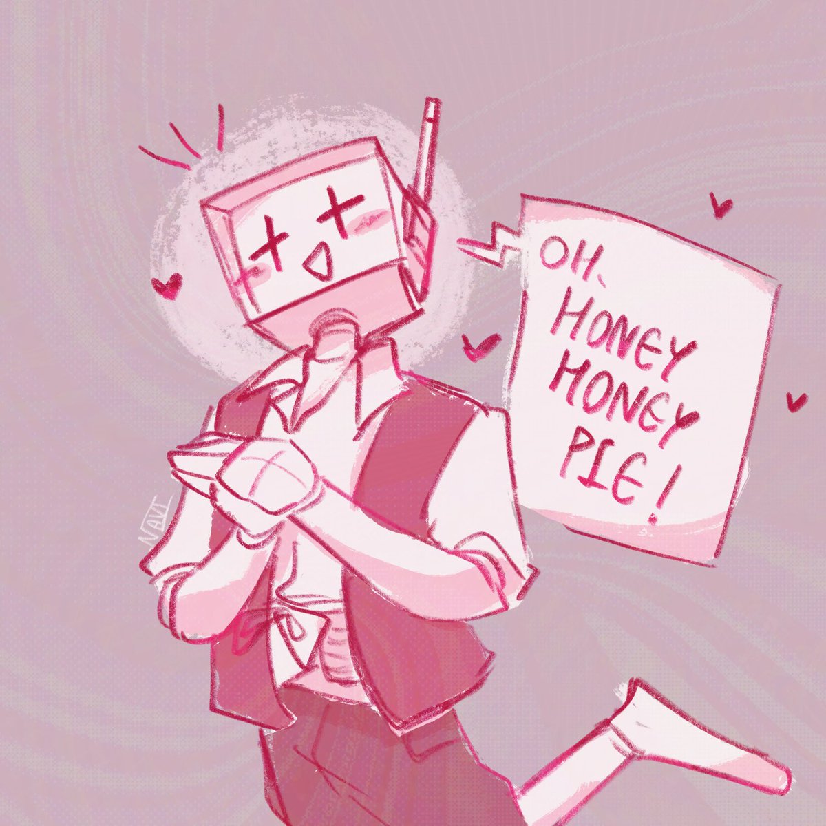 Navicution514's tweet image. CR1M doodle before i sleep
 Goodnight &amp;lt;3

#oc #robotoc