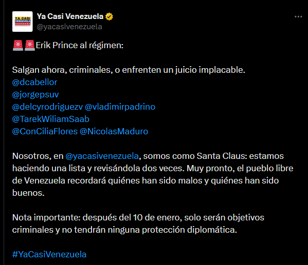 Dark Keyser (@darkkeyser) on Twitter photo .<a href="/TarekWiliamSaab/">Tarek William Saab</a>
No se, pero esto suena a amenaza de lesiones fisicas.
Sería bueno investigarlo .<a href="/TarekWiliamSaab/">Tarek William Saab</a>
No se, pero esto suena a amenaza de lesiones fisicas.
Sería bueno investigarlo