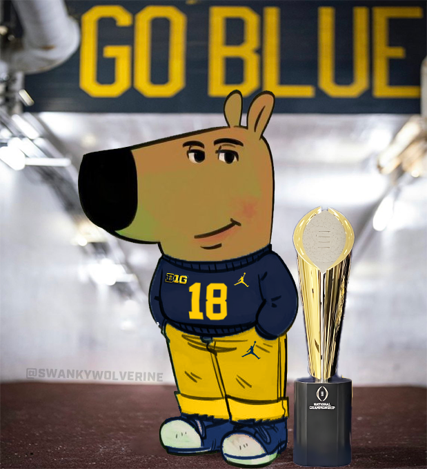 swankywolverine's tweet image. I'm just a chill guy who loves Michigan football