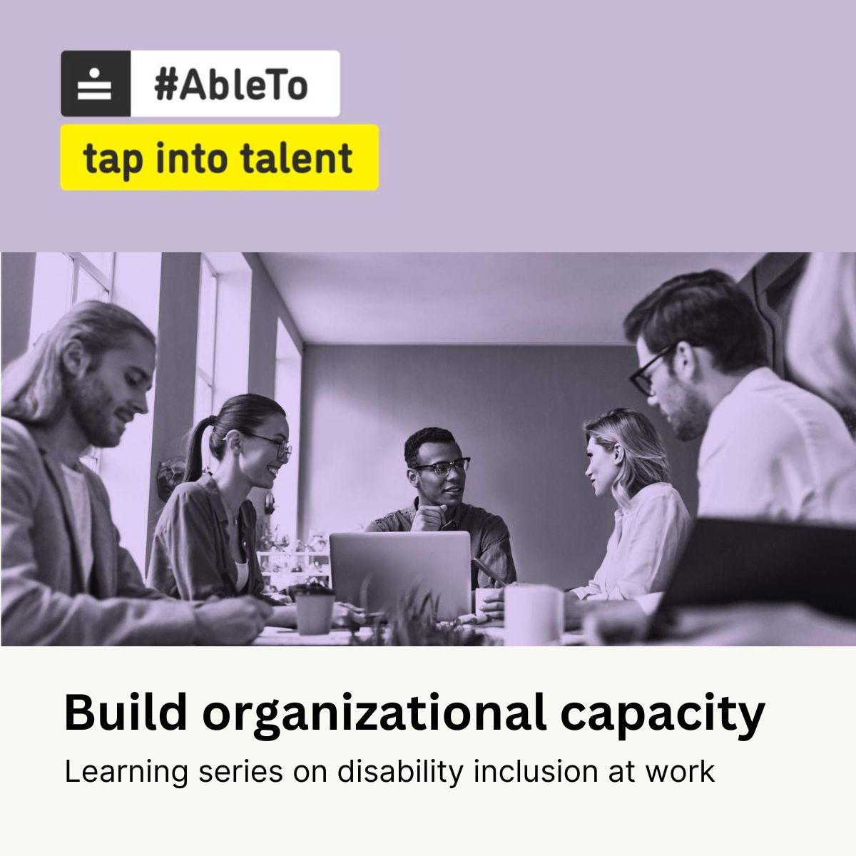 CUAccessibility's tweet photo. Don’t miss out on top talent. With the #AbleTo Tap into Talent online learning series, gain sufficient knowledge and confidence to discuss job accommodations and work toward solutions.

Start learning today at: https://t.co/X7vvNG19bA. https://t.co/2AEgHhl39S