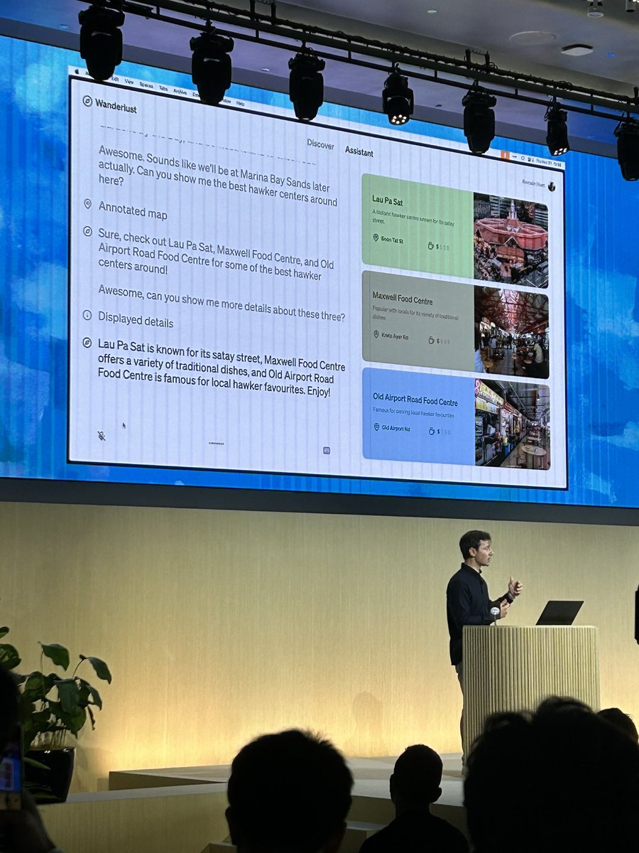 thorwebdev's tweet image. I had a blast speaking about database.build at the @OpenAI #DevDay Singapore edition 🙌 

It was a pleasure sharing the stage with local legend @swyx and old friends @oliviergodement, @nikunjhanda, @romainhuet, as well as new friends @kevinwhinnery! Thank you 🫶