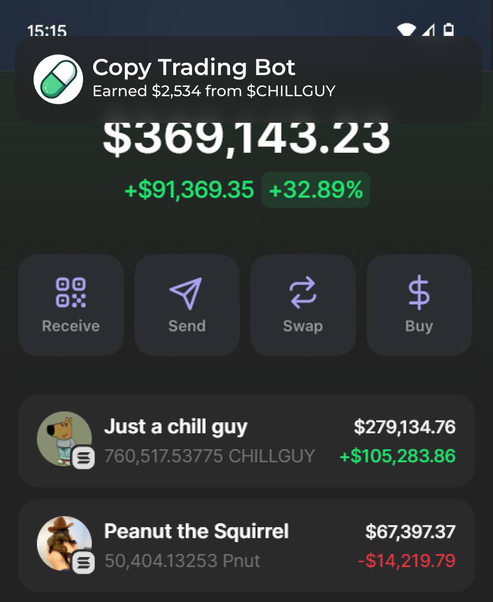 I earn a passive 3 sol every single day.

Thanks to copy trading and insider wallets.

I'll delete this guide in 24 hours 🧵👇:
