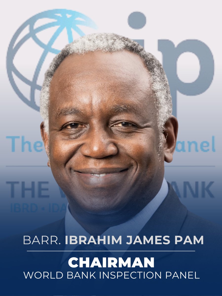 Congratulations to my dear friend, Barr. Ibrahim Pam, on his historic appointment as Chairman of the World Bank Inspection Panel. Your dedication and integrity have earned you this well-deserved recognition. Wishing you wisdom and success in this esteemed role.

-SNJ