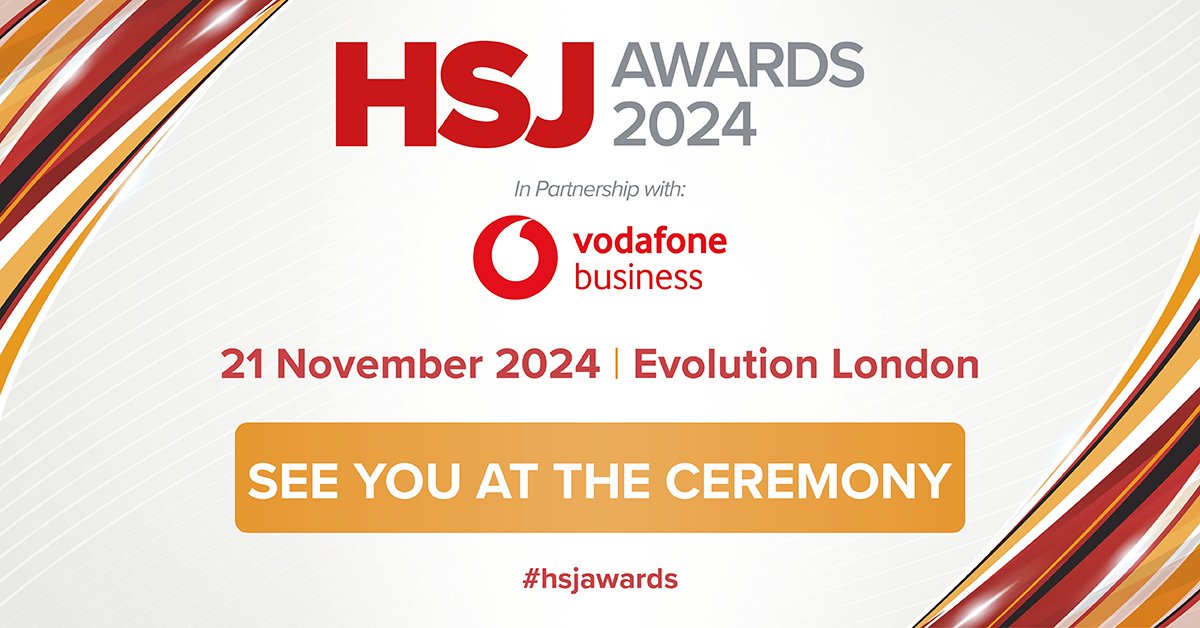 We're excited to be at the HSJ Awards 2024 today, as a finalist for the Primary and Community Care Provider of the Year Award! 

We look forward to celebrating the incredible achievements in healthcare and wish all nominees the best of luck!
