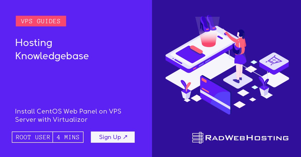 RadWebHosting's tweet image. How to Install CentOS Web Panel on VPS Server Using Virtualizor
This article provides a guide for server administrators who want to install CentOS Web Panel on VPS server with Virtualizor.
What is ...
Keep reading 👉 blog.radwebhosting.com/how-to-install… #controlpanel #centoswebpanel