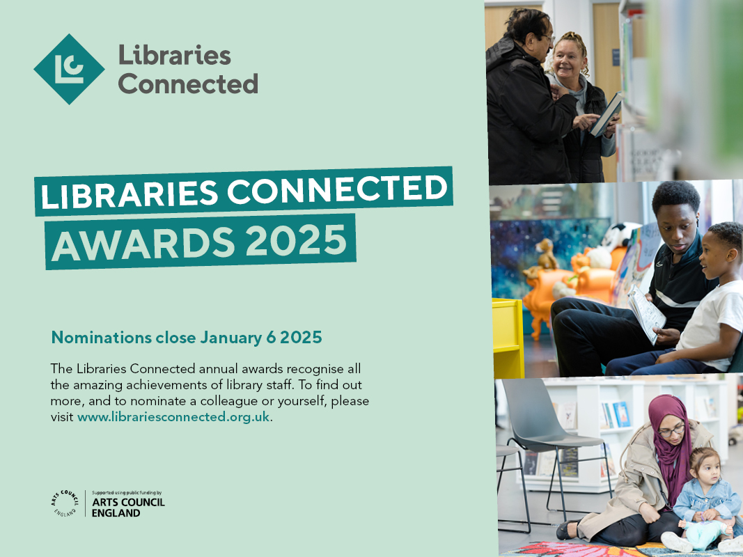 World Book Night UK (@worldbooknight) on Twitter photo The 2025 Libraries Connected Awards are now open for nominations! <a href="/libsconnected/">Libraries Connected</a> are celebrating the achievements of public library staff and want to uncover new library champions and leaders. Find out more and nominate your library hero! 👉️
librariesconnected.org.uk/news/2025-libr… The 2025 Libraries Connected Awards are now open for nominations! <a href="/libsconnected/">Libraries Connected</a> are celebrating the achievements of public library staff and want to uncover new library champions and leaders. Find out more and nominate your library hero! 👉️
librariesconnected.org.uk/news/2025-libr…