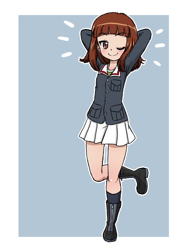 #ミッコ生誕祭2024
#ミッコ生誕祭
ミッコお誕生日おめでとう！
とりかえっこ作戦の絵がすごく良かったのでミッコにも大洗PJを着せて髪も下ろしてみました