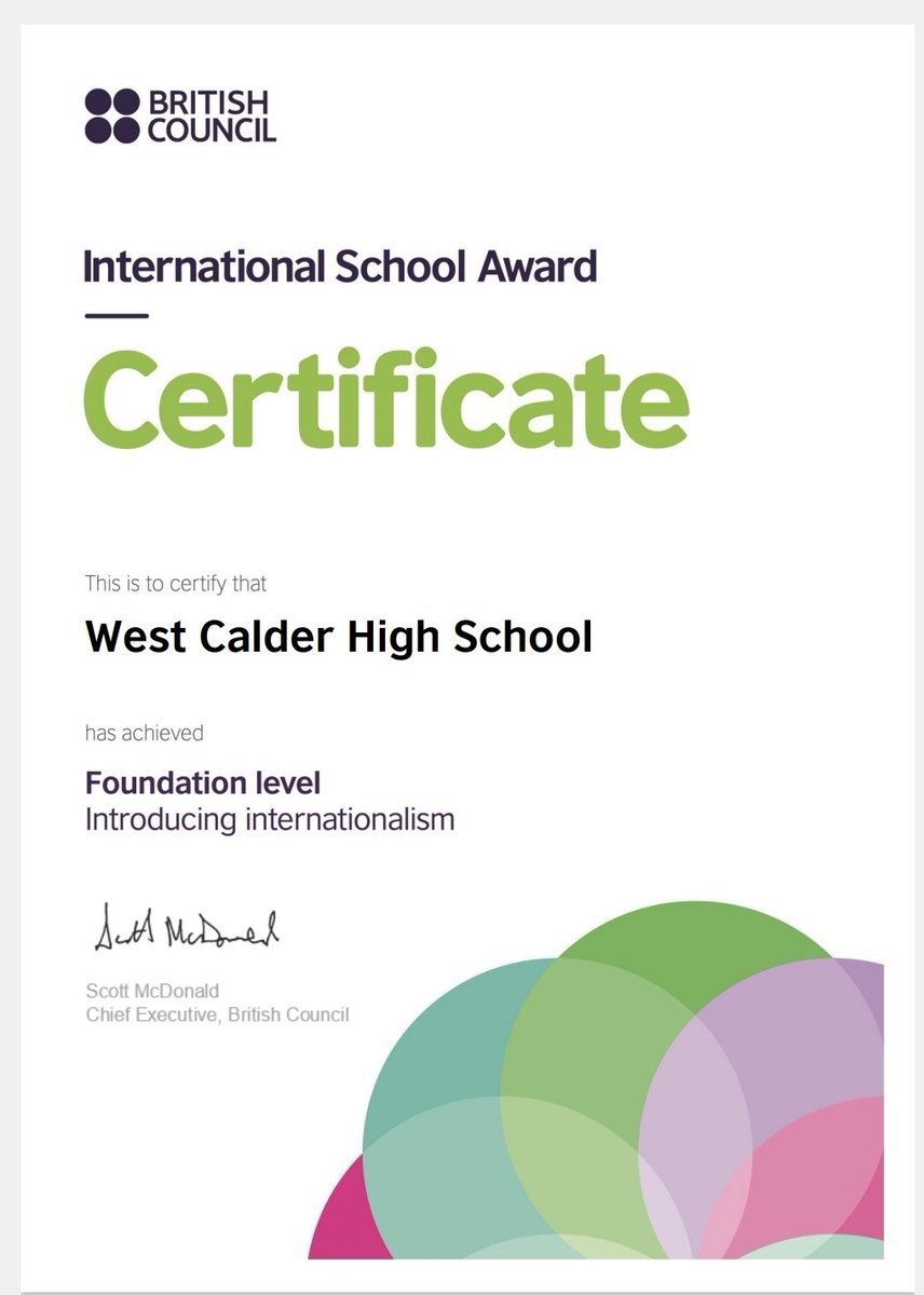 WCHS has been recognised for our continued commitment to global citizenship by achieving The International School Award - Foundation Level! Huge well done to Mrs Rennie and her team for their hard work 👏 🌍