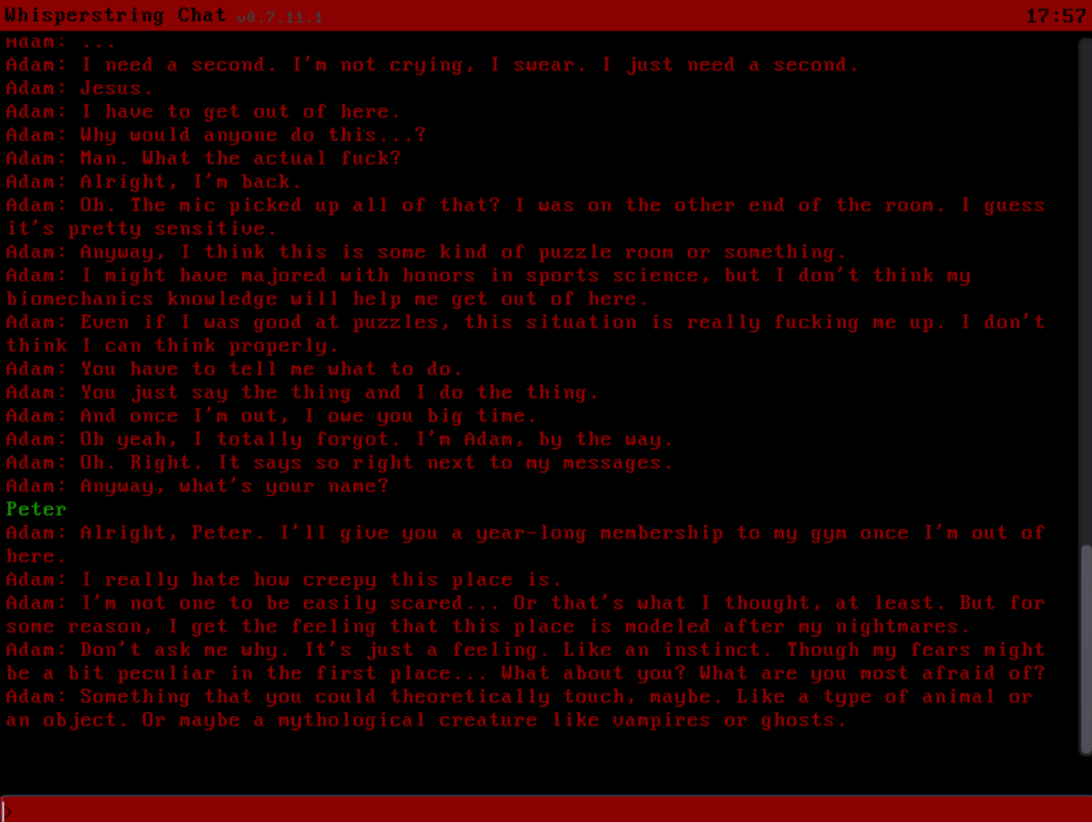 Whisperstring version 1.0 coming soon to Steam!

#indiedev | #gamedev | #horror | #godot