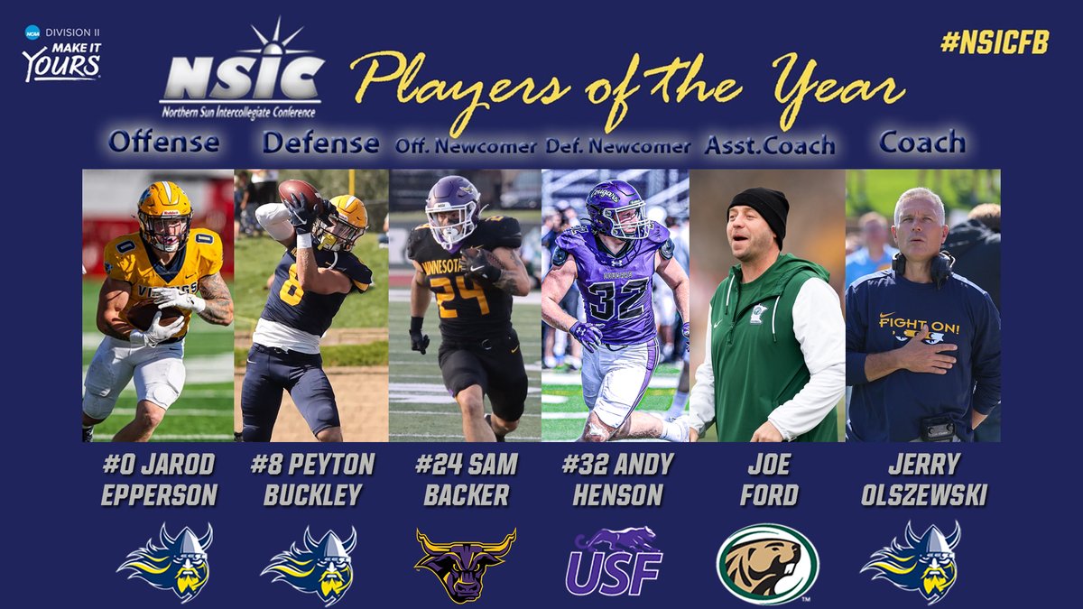 2024 #NSICFB All-Conference Teams Announced 
#YourTimeToShine   

Full Release at: northernsun.org/news/2024/11/2…