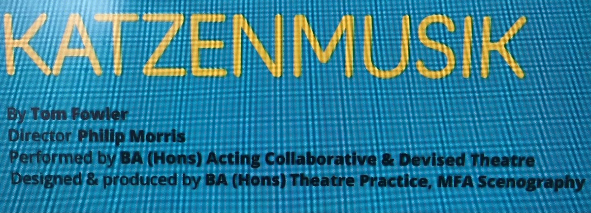 AlphaActors's tweet image. Drama school showcase invite. Am I mistaken but aren’t those subjects just included in’Acting’ and ‘Stage Management’? #dramadegree #acting #dramaschool #learnthelinesanddontbumpintothefurniture