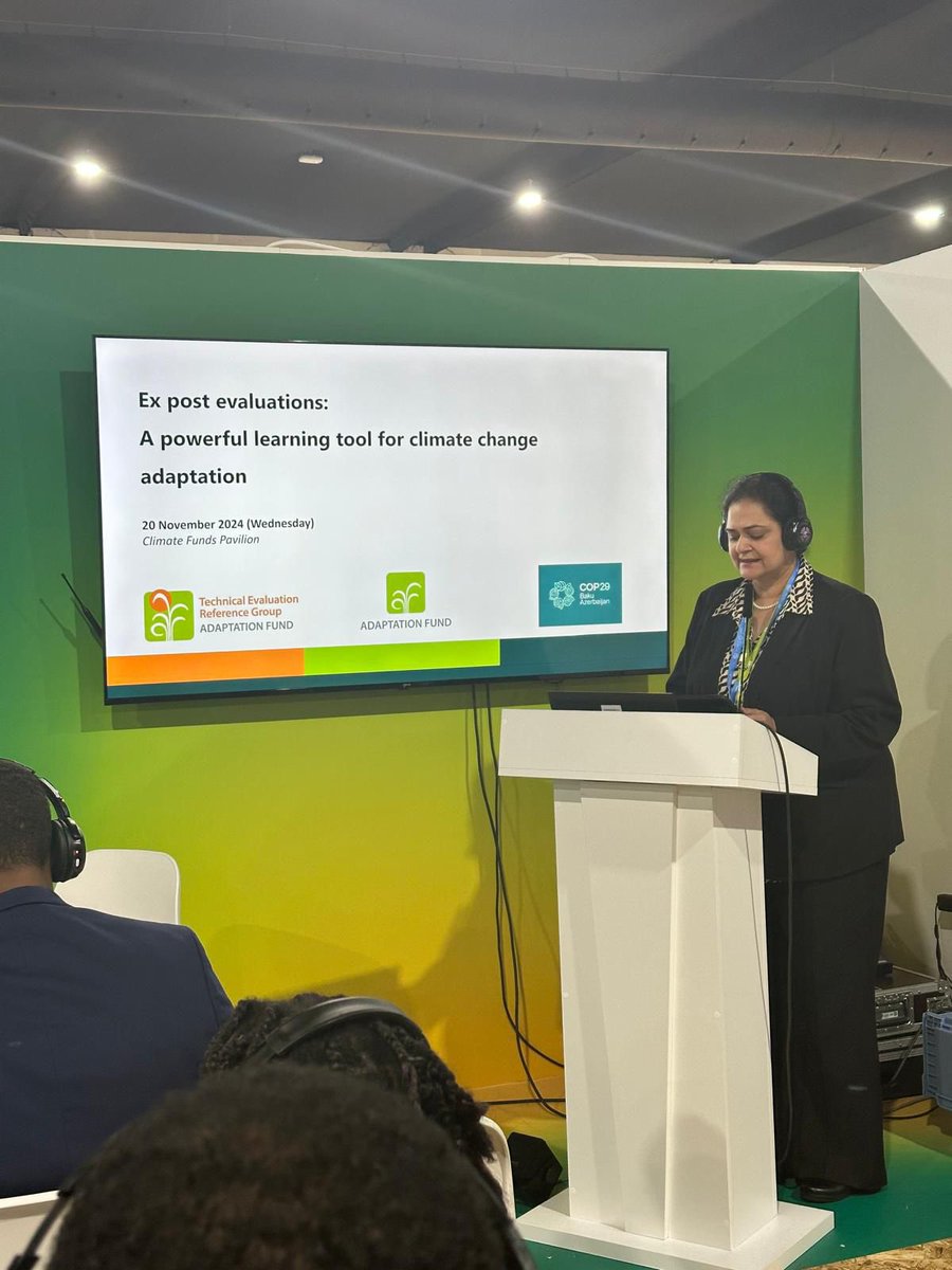 As a side event at #COP29 , H.E. Tesfai Gebreselassie, Minister of Land, Water and Environment of Eritrea shared best practices from #Eritrea on strengthening smallholder farmers' resilience to climate change, nature conservation, agricultural productivity and food security.