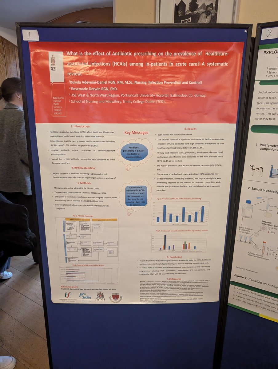 Clinical Microbiology, Trinity College Dublin (@clinmicrotcd) on Twitter photo So great to have our #MScHealthcareInfection students join us for World Antimicrobial Resistance Awareness Week Conference held <a href="/MaynoothUni/">Maynooth University</a> last Friday & a poster from #BukolaAdeyemiDaniel. There were some fantastic talks highlighting the importance of #AMR & #ONEHealth #iNAP2 So great to have our #MScHealthcareInfection students join us for World Antimicrobial Resistance Awareness Week Conference held <a href="/MaynoothUni/">Maynooth University</a> last Friday & a poster from #BukolaAdeyemiDaniel. There were some fantastic talks highlighting the importance of #AMR & #ONEHealth #iNAP2