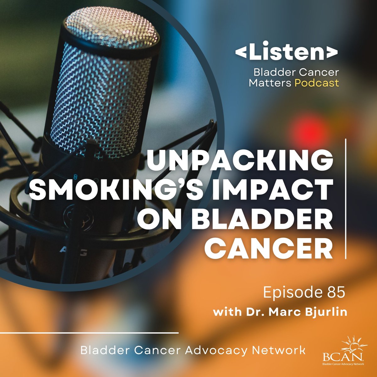 Bladder Cancer Advocacy Network (@bladdercancerus) on Twitter photo Today is the #GreatAmericanSmokeout. Explore the link between smoking and bladder cancer on the Bladder Cancer Matters podcast. @mabjurlin of <a href="/UNC_Lineberger/">UNC Lineberger</a> shares insights on e-cigarettes, quitting strategies, and early detection. Listen now: bcan.org/podcast-unpack…. Today is the #GreatAmericanSmokeout. Explore the link between smoking and bladder cancer on the Bladder Cancer Matters podcast. @mabjurlin of <a href="/UNC_Lineberger/">UNC Lineberger</a> shares insights on e-cigarettes, quitting strategies, and early detection. Listen now: bcan.org/podcast-unpack….