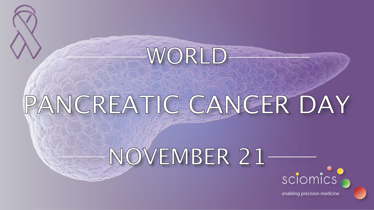 On #WorldPancreaticCancerDay 💜, we honor the global efforts in the fight against pancreatic cancer. 

🔬 At Sciomics, we are proud to support research with our high-throughput protein and PTM profiling platform.

#PancreaticCancer  #cancerresearch  #precisionmedicine #Sciomics