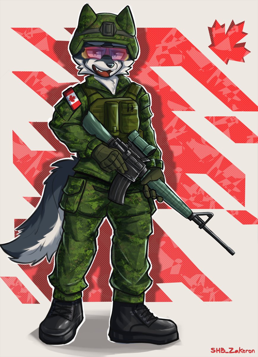Infantry Leaf 🍁

#furry #furryart