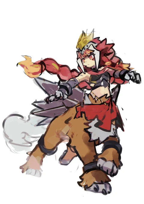 #pokemon  防ai~如果沒意外完稿都放另一邊草稿到處丟w 
