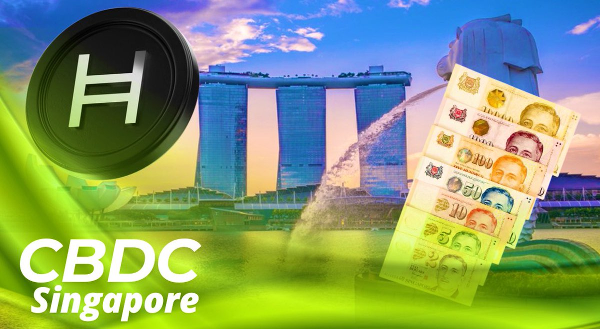 BREAKING: Singapore's Central Bank Digital Currency (#CBDC ) is piloting on <a href="/hedera/">Hedera</a> $HBAR  a massive move that could channel hundreds of billions of dollars into the HBAR network! Singapore Dollar's $600 billion market cap could soon be digitized and secured on Hedera's