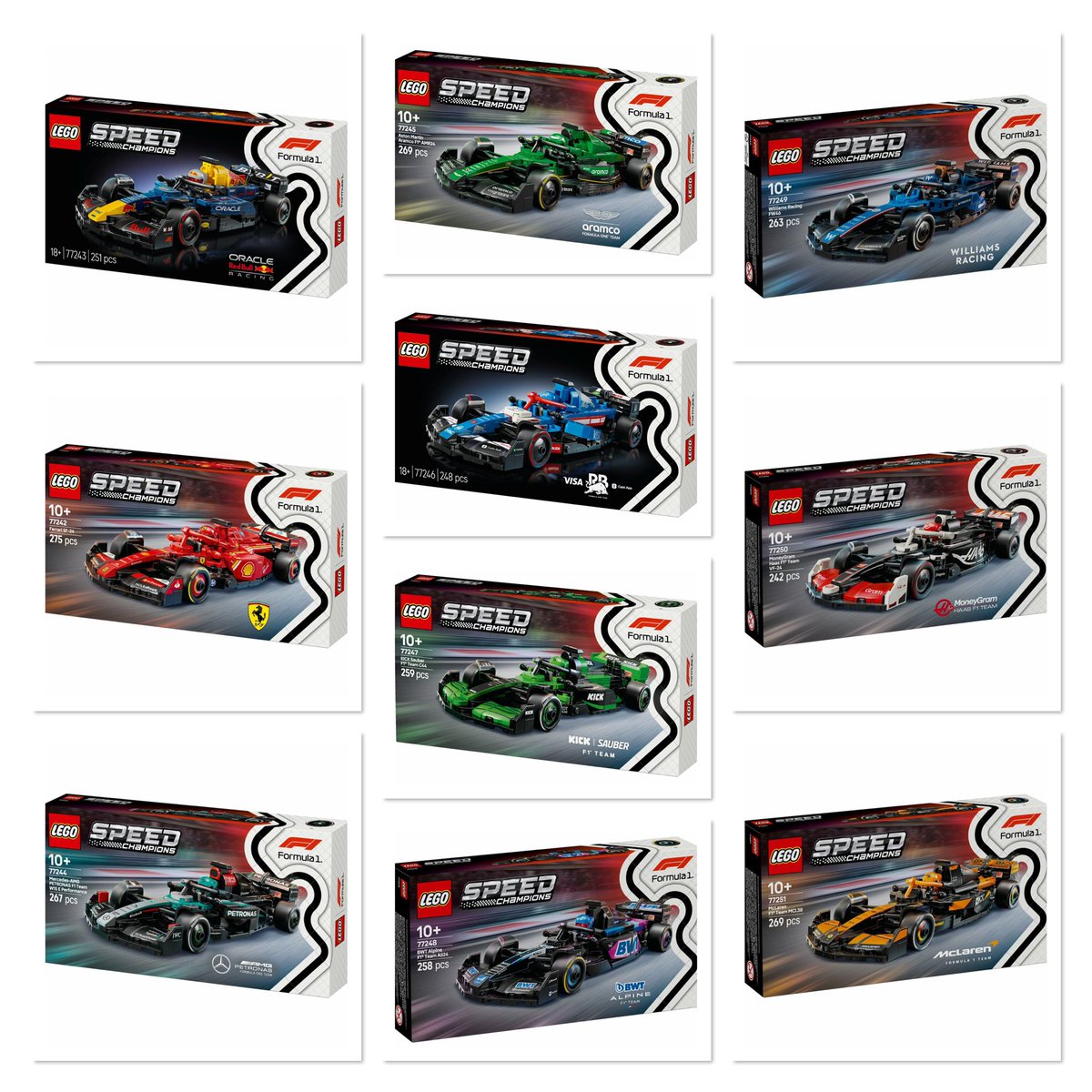 ElReyGuiri's tweet photo. 🚨 ¡OJOOO!

Lego va a sacar nuevos sets con los coches de Fórmula 1 de 2024.

🔸 Fecha estimada: 1 de marzo

🔹 Precio: 26,99$ cada uno.

[@Falconbricks] https://t.co/uDAVLWmwQM