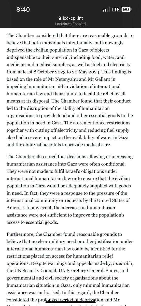 The ICC charged Netanyahu and Gallant with criminal responsibility for withholding humanitarian aid and deliberately starving a civilian population. 

Meanwhile, Biden and Blinken claimed no such thing was happening. It is unreasonable to single out Netanyahu. Biden and Blinken