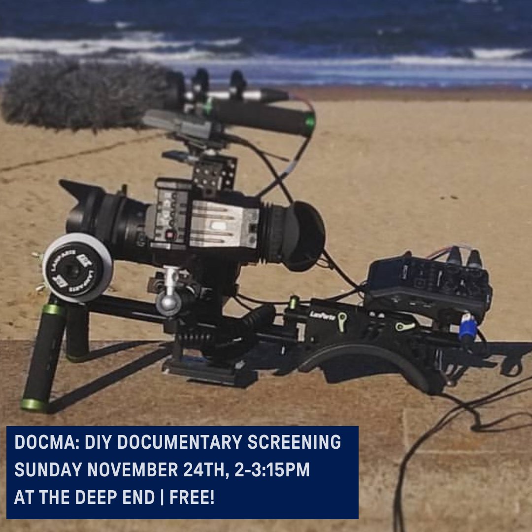 DOCMA: DIY Documentary Screening
Sunday November 24th 2-3:15pm at The Deep End
Free to attend! No ticket needed.

Join us to have a look at the amazing DIY documentaries from the DOCMA x GZL course all focused on the effects that the Cost of Living crisis is having on us.